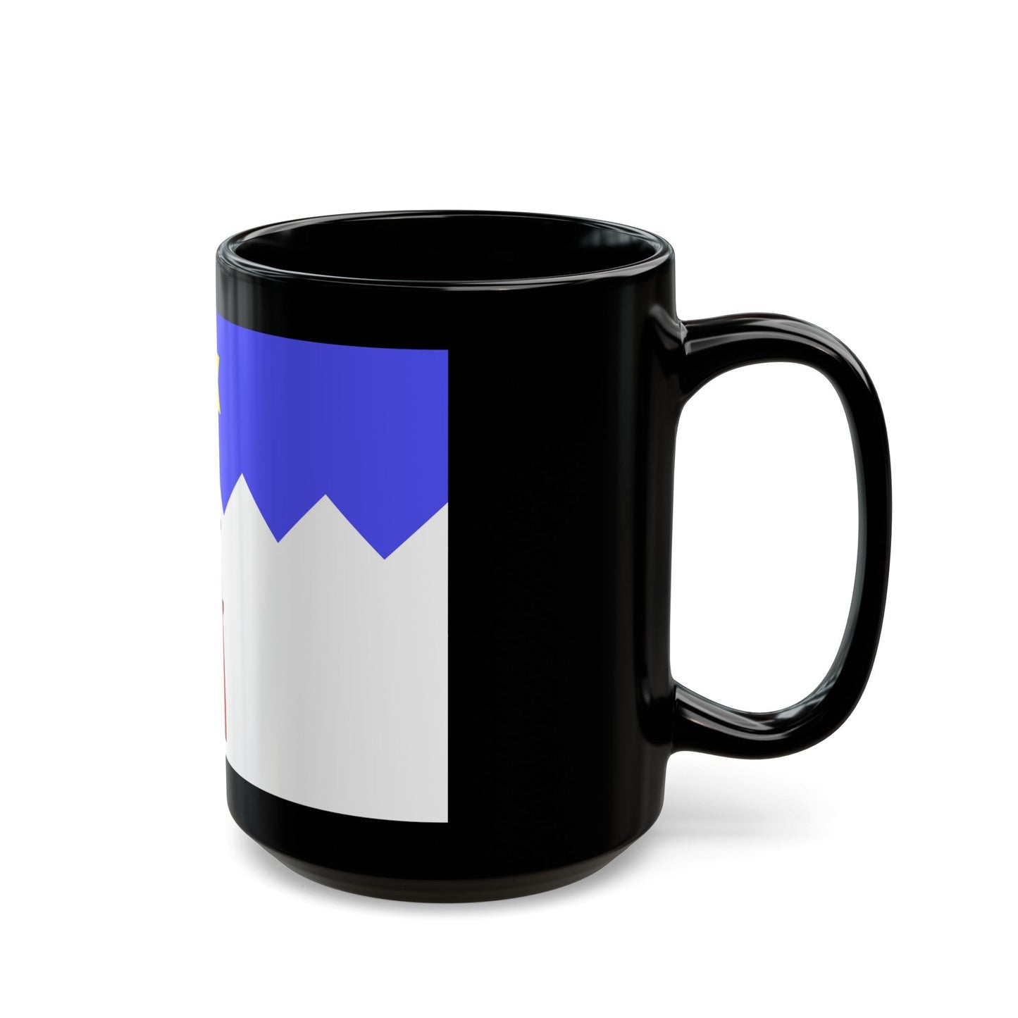 Flag of Gharb Malta - Black Coffee Mug-The Sticker Space