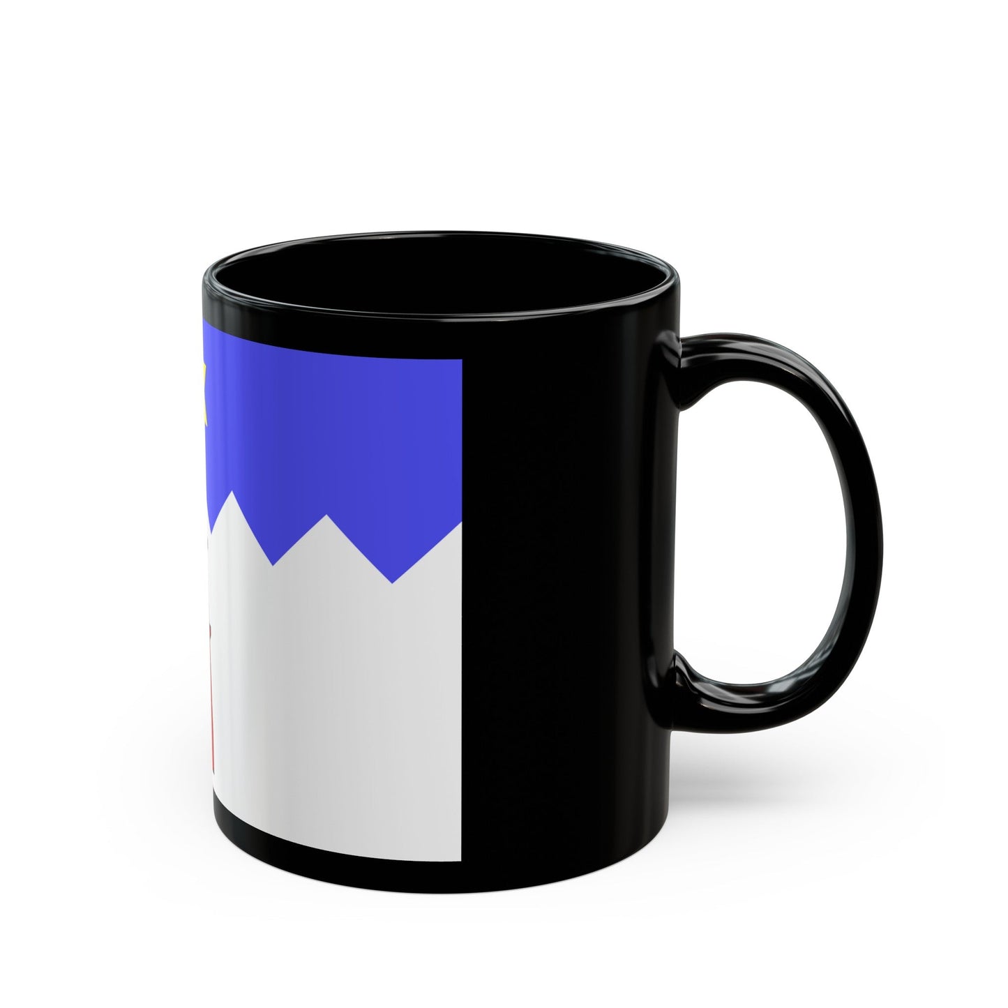 Flag of Gharb Malta - Black Coffee Mug-The Sticker Space