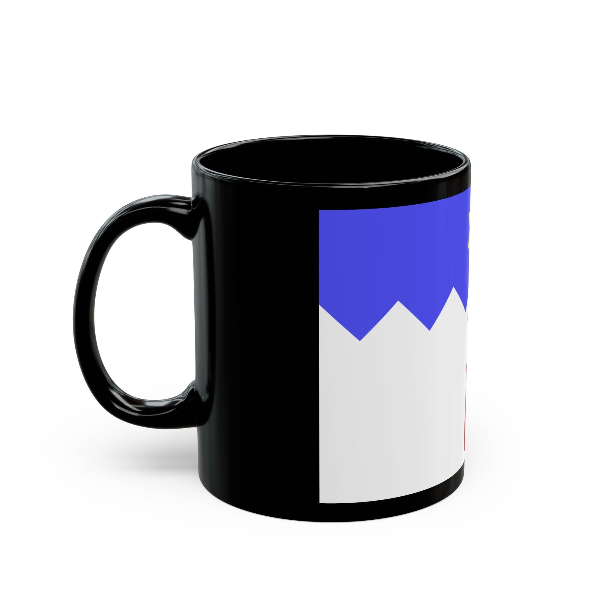 Flag of Gharb Malta - Black Coffee Mug-The Sticker Space