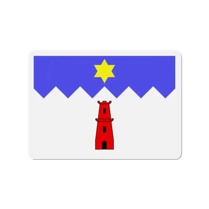 Flag of Gharb Malta - Refrigerator Magnet 2 Inch - The Sticker Space