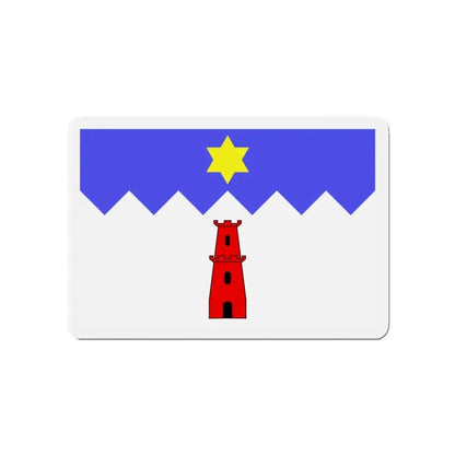 Flag of Gharb Malta - Refrigerator Magnet 4 Inch - The Sticker Space