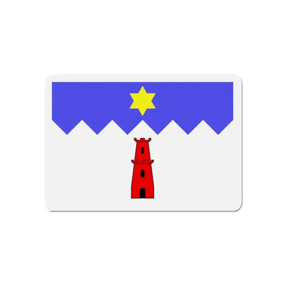 Flag of Gharb Malta - Refrigerator Magnet 5 Inch - The Sticker Space