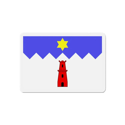 Flag of Gharb Malta - Refrigerator Magnet 6 Inch - The Sticker Space