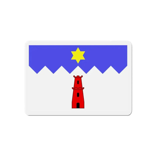 Flag of Gharb Malta - Refrigerator Magnet 6 Inch - The Sticker Space