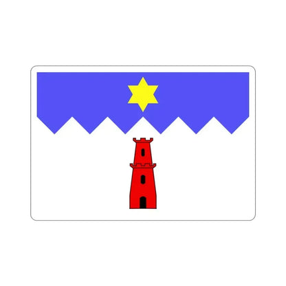 Flag of Gharb Malta STICKER Vinyl Die-Cut Decal 2 Inch - The Sticker Space