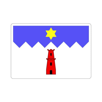 Flag of Gharb Malta STICKER Vinyl Die-Cut Decal 2 Inch - The Sticker Space