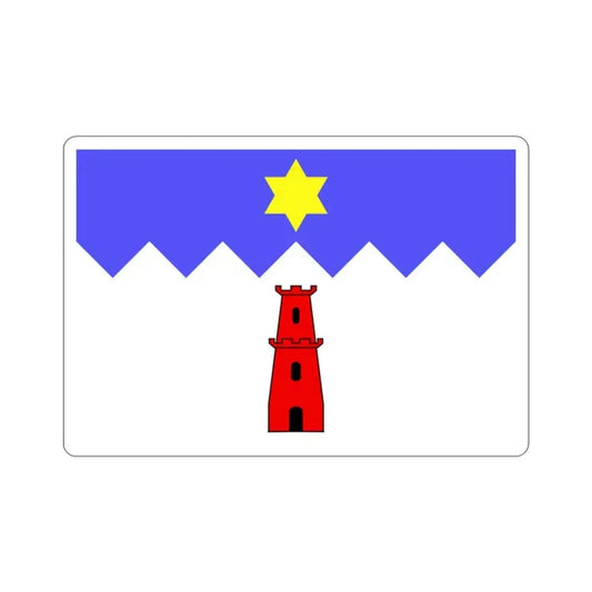 Flag of Gharb Malta STICKER Vinyl Die-Cut Decal 2 Inch - The Sticker Space