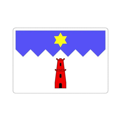 Flag of Gharb Malta STICKER Vinyl Die-Cut Decal 3 Inch - The Sticker Space