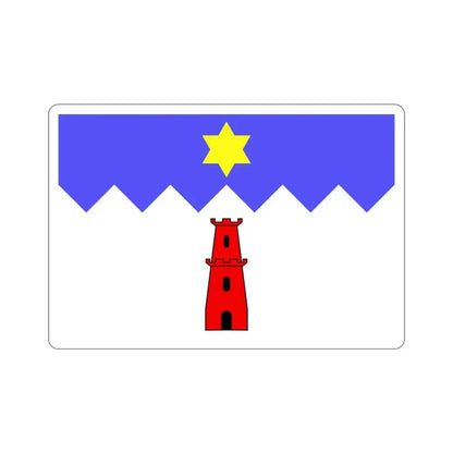 Flag of Gharb Malta STICKER Vinyl Die-Cut Decal 3 Inch - The Sticker Space