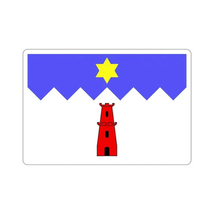 Flag of Gharb Malta STICKER Vinyl Die-Cut Decal 5 Inch - The Sticker Space