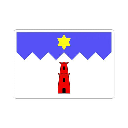 Flag of Gharb Malta STICKER Vinyl Die-Cut Decal 5 Inch - The Sticker Space