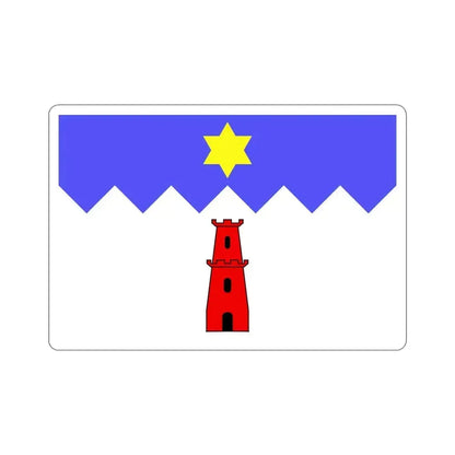 Flag of Gharb Malta STICKER Vinyl Die-Cut Decal 6 Inch - The Sticker Space