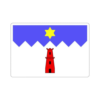 Flag of Gharb Malta STICKER Vinyl Die-Cut Decal - The Sticker Space