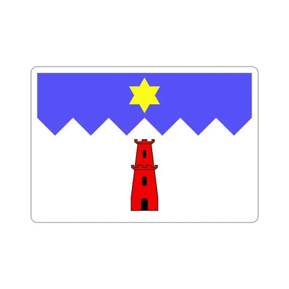 Flag of Gharb Malta STICKER Vinyl Die-Cut Decal - The Sticker Space