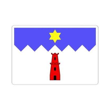 Flag of Gharb Malta - STICKER Vinyl Kiss-Cut Decal - The Sticker Space