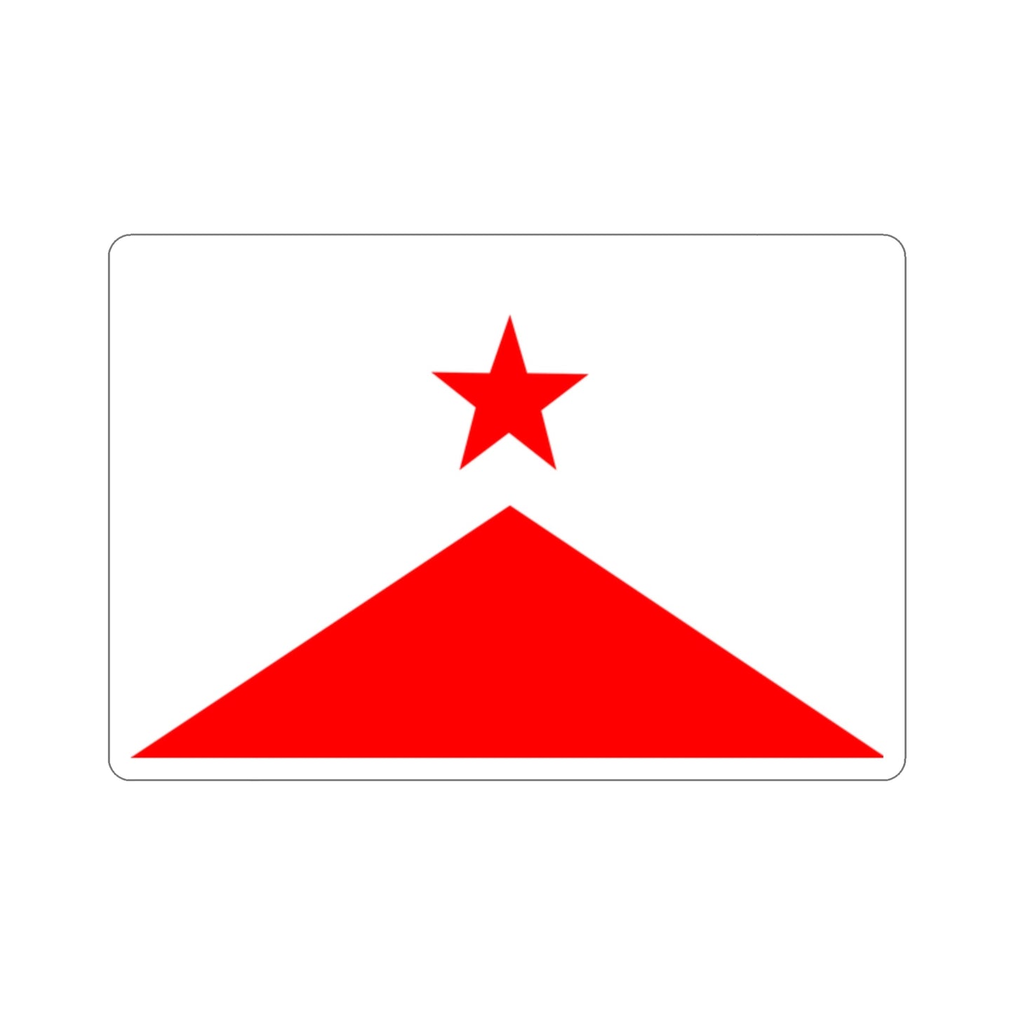 Flag of Għargħur Malta STICKER Vinyl Die-Cut Decal-2 Inch-The Sticker Space