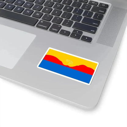 Flag of Gibsons British Columbia (Canada) STICKER Vinyl Kiss-Cut Decal - The Sticker Space