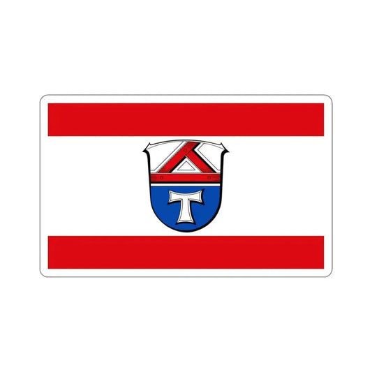 Flag of Gießen Germany STICKER Vinyl Die-Cut Decal 5 Inch - The Sticker Space