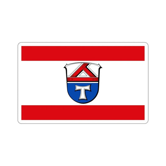 Flag of Gießen Germany STICKER Vinyl Die-Cut Decal 5 Inch - The Sticker Space