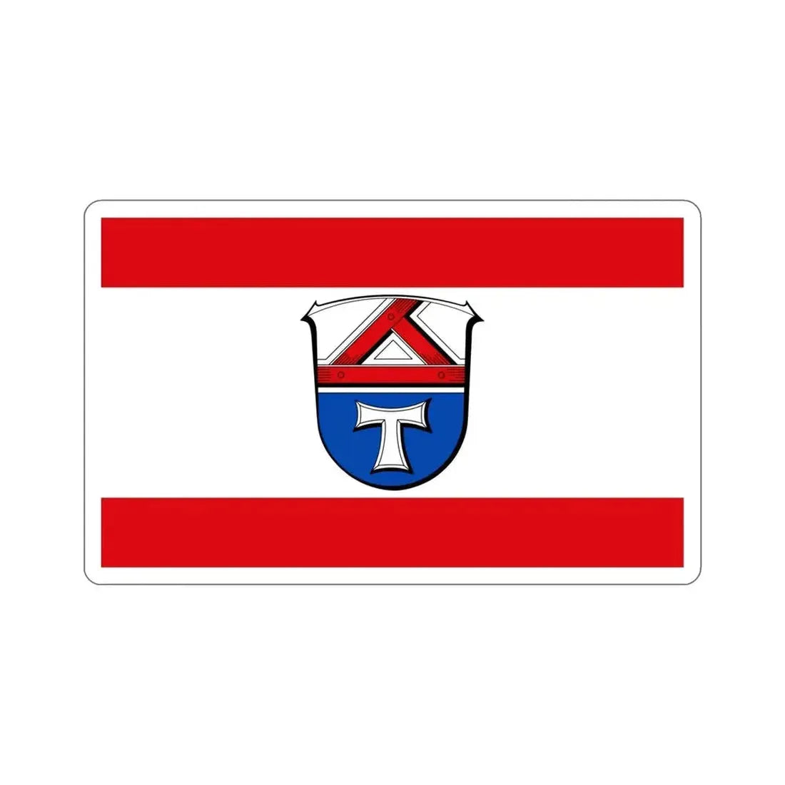 Flag of Gießen Germany STICKER Vinyl Die-Cut Decal - The Sticker Space