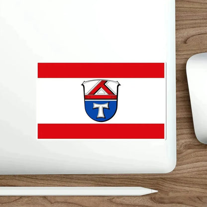 Flag of Gießen Germany STICKER Vinyl Die-Cut Decal - The Sticker Space