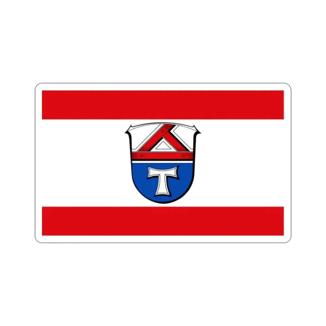 Flag of Gießen Germany STICKER Vinyl Die-Cut Decal - The Sticker Space