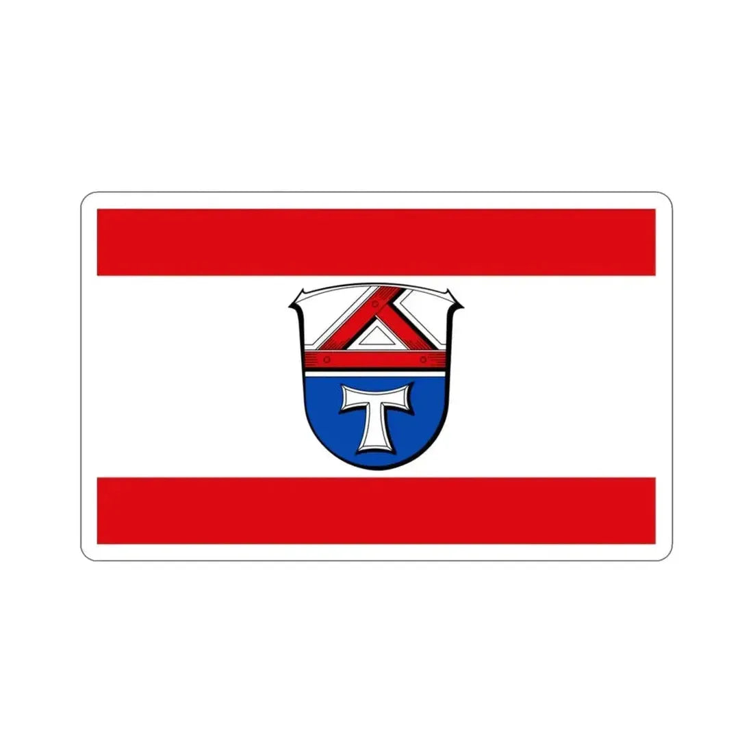 Flag of Gießen Germany STICKER Vinyl Die-Cut Decal - The Sticker Space