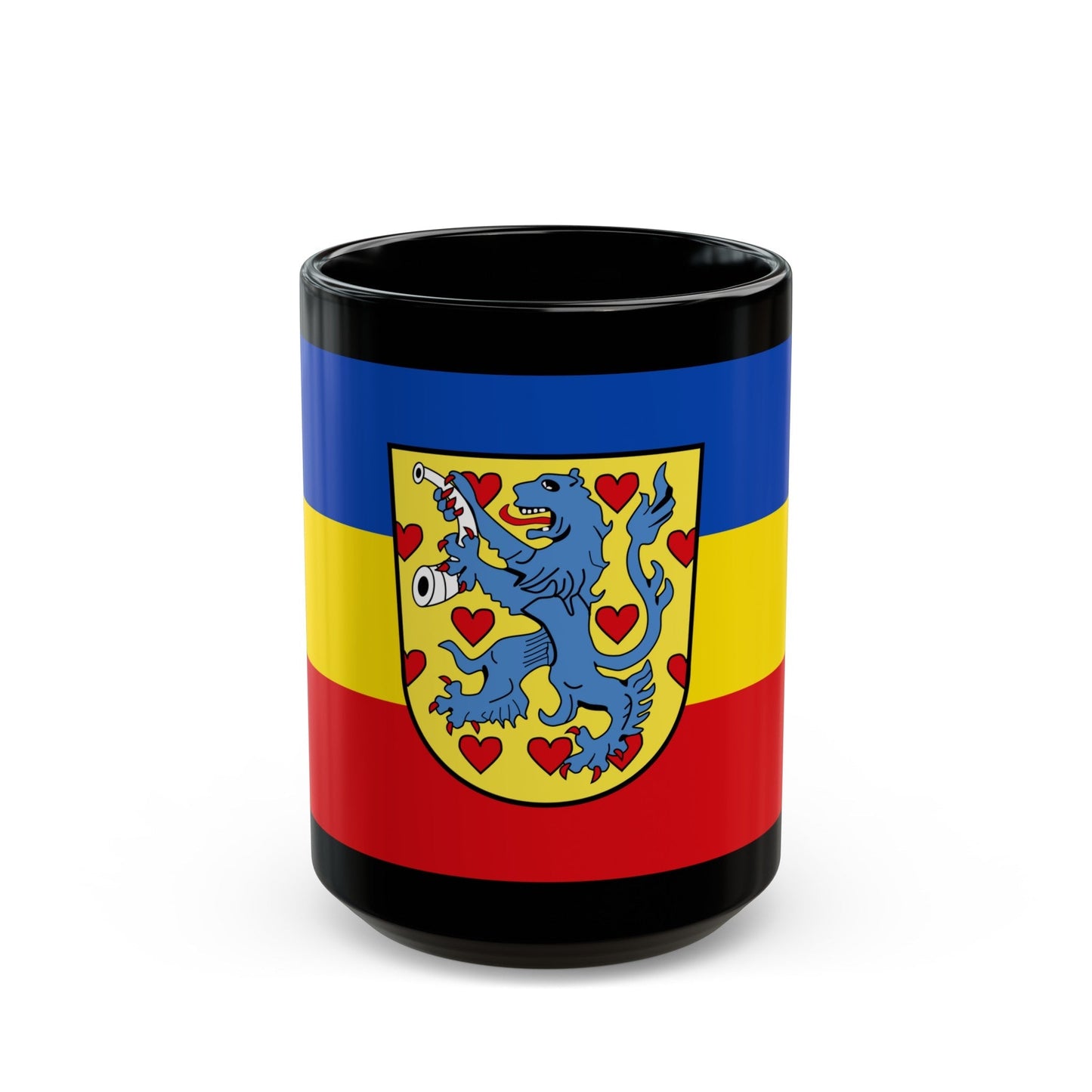 Flag of Gifhorn Germany - Black Coffee Mug-15oz-The Sticker Space