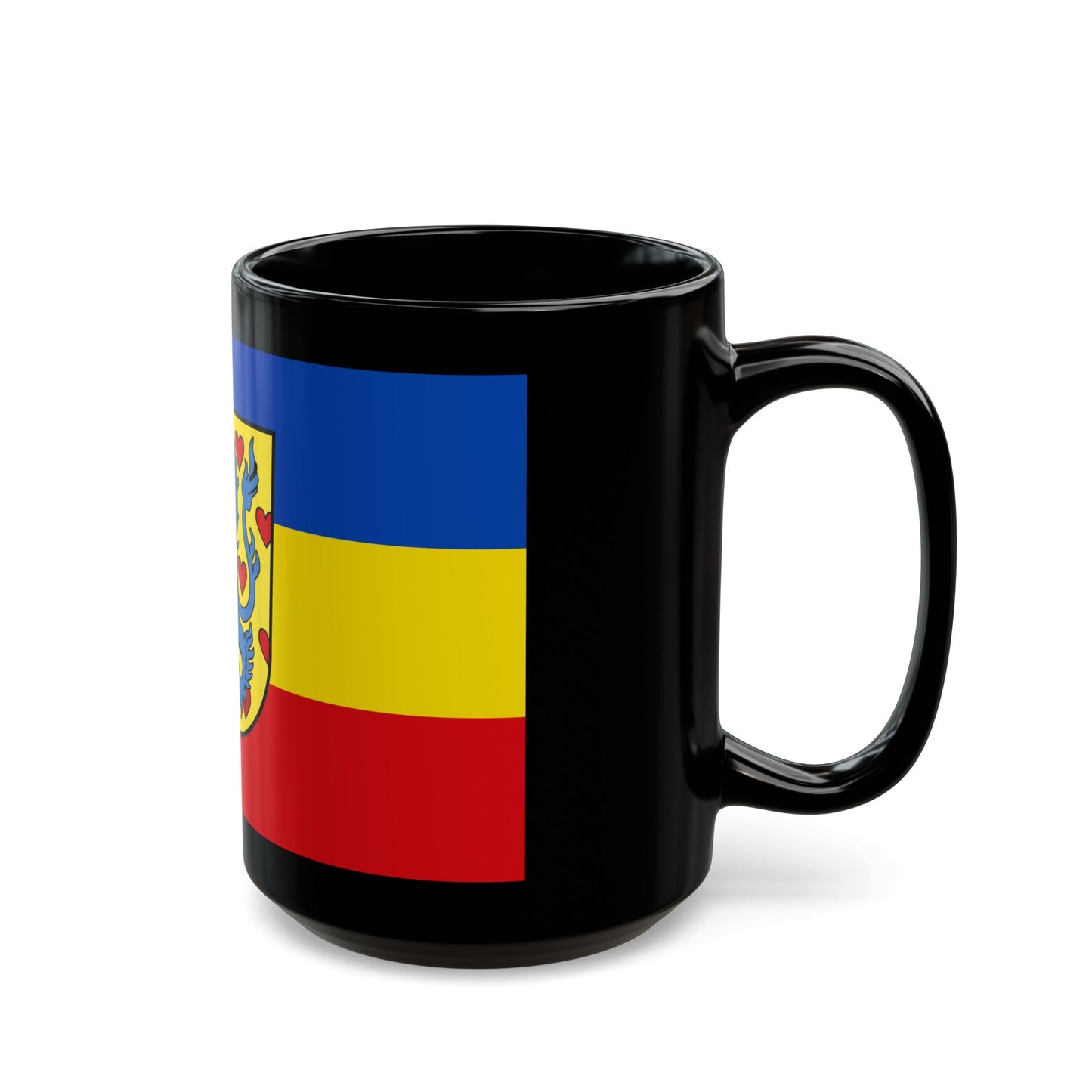 Flag of Gifhorn Germany - Black Coffee Mug-The Sticker Space