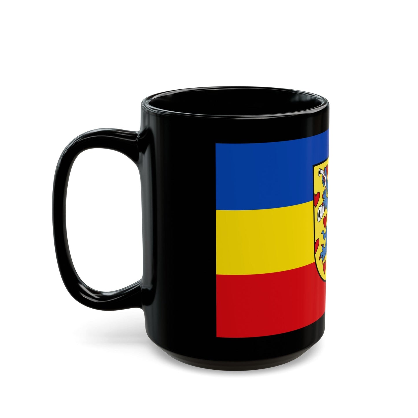 Flag of Gifhorn Germany - Black Coffee Mug-The Sticker Space