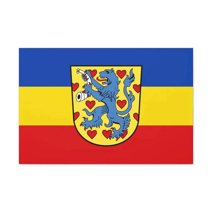 Flag of Gifhorn Germany - Canvas Wall Art 30" x 20" 1.25" - The Sticker Space