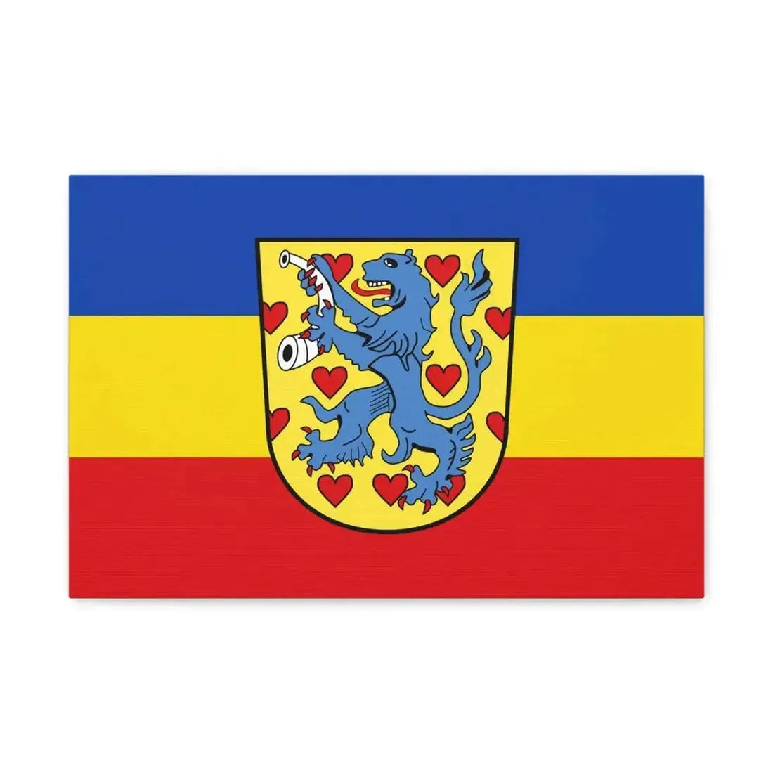 Flag of Gifhorn Germany - Canvas Wall Art - The Sticker Space