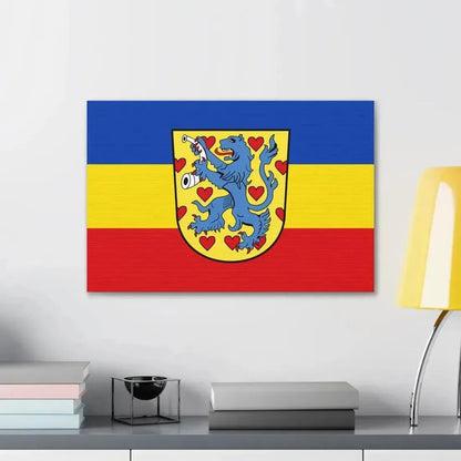 Flag of Gifhorn Germany - Canvas Wall Art - The Sticker Space