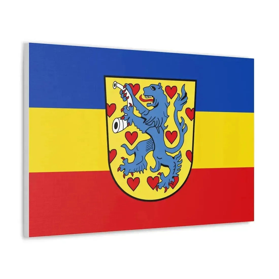 Flag of Gifhorn Germany - Canvas Wall Art - The Sticker Space
