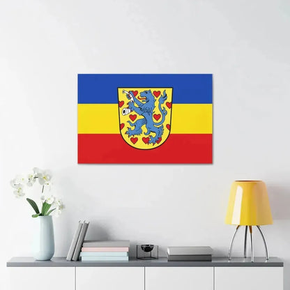 Flag of Gifhorn Germany - Canvas Wall Art - The Sticker Space