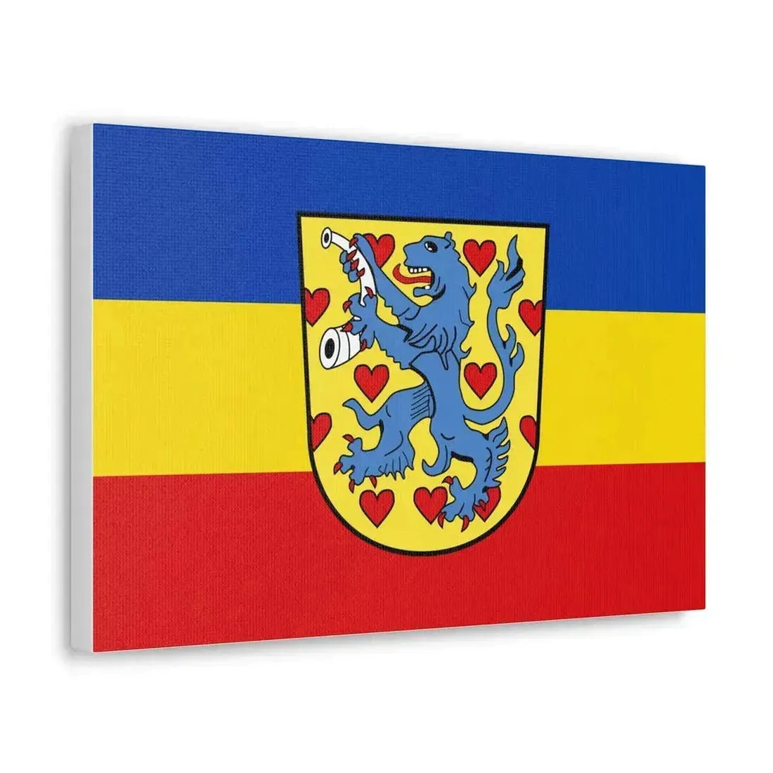 Flag of Gifhorn Germany - Canvas Wall Art - The Sticker Space