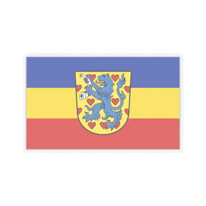 Flag of Gifhorn Germany - STICKER Vinyl Kiss-Cut Decal 2 Inch Transparent - The Sticker Space