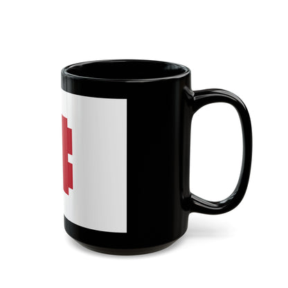 Flag of Gifu Gifu Japan - Black Coffee Mug-The Sticker Space