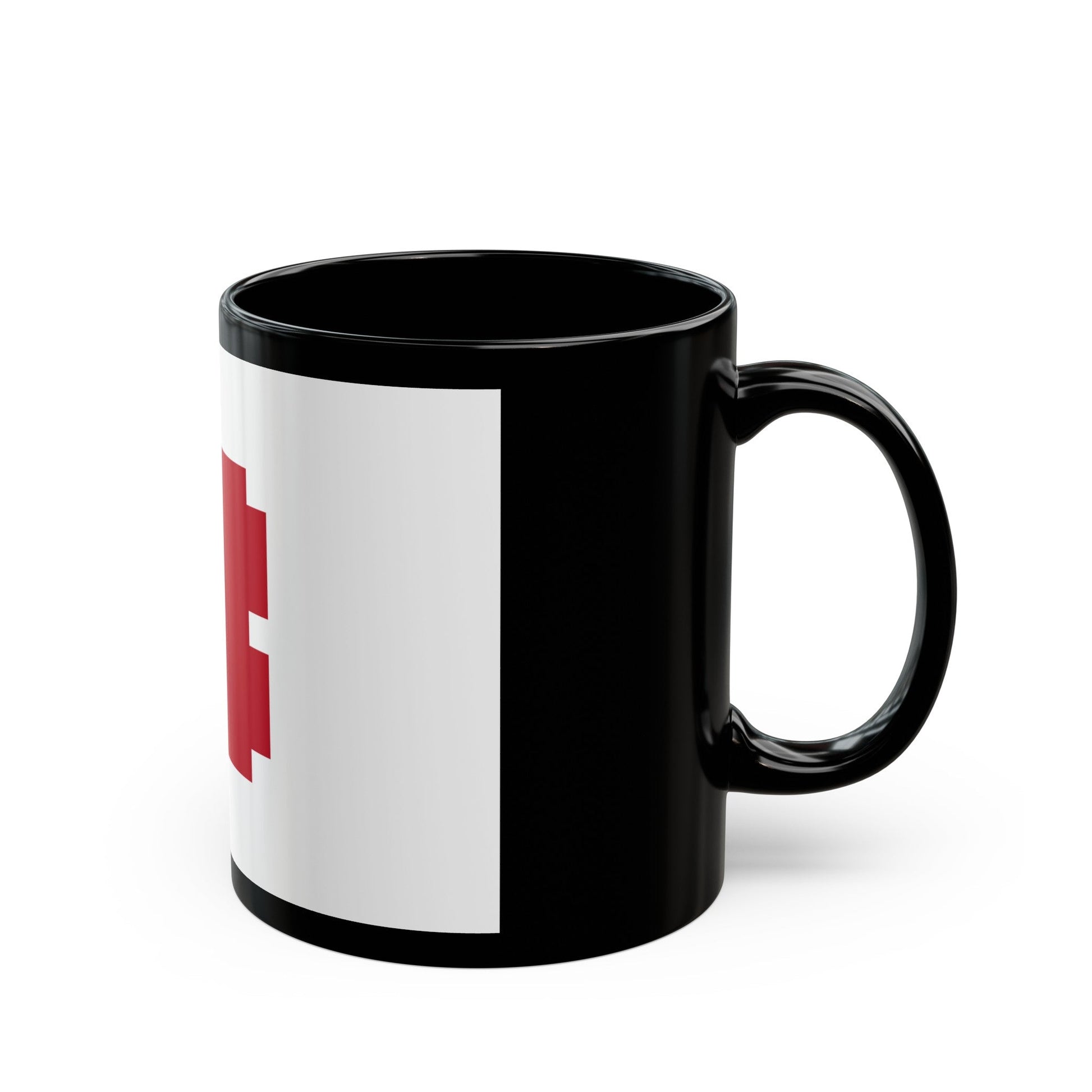 Flag of Gifu Gifu Japan - Black Coffee Mug-The Sticker Space