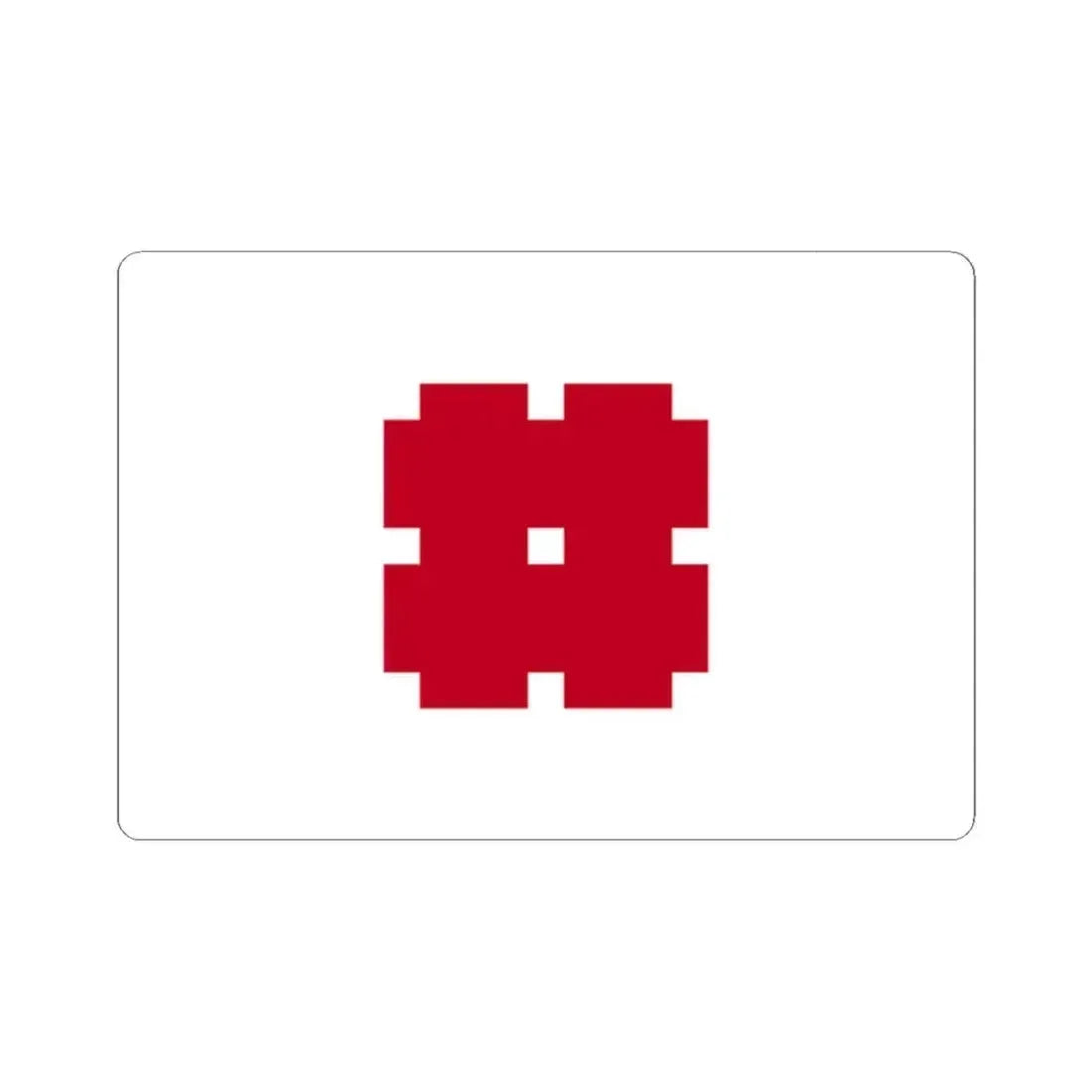 Flag of Gifu Gifu Japan - STICKER Vinyl Kiss-Cut Decal 2 Inch White - The Sticker Space