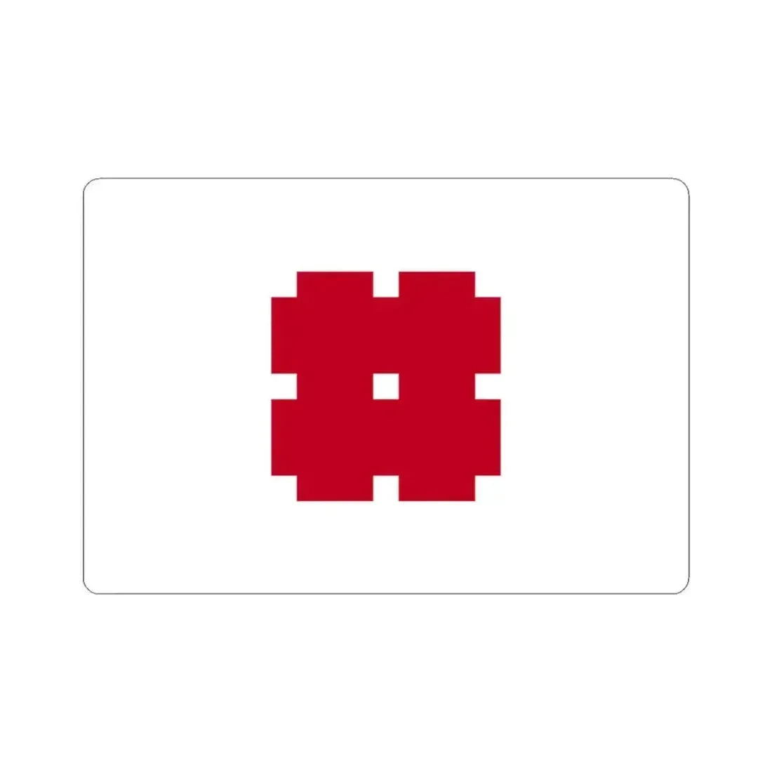 Flag of Gifu Gifu Japan - STICKER Vinyl Kiss-Cut Decal 3 Inch White - The Sticker Space