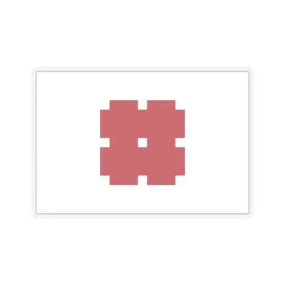 Flag of Gifu Gifu Japan - STICKER Vinyl Kiss-Cut Decal 4 Inch Transparent - The Sticker Space