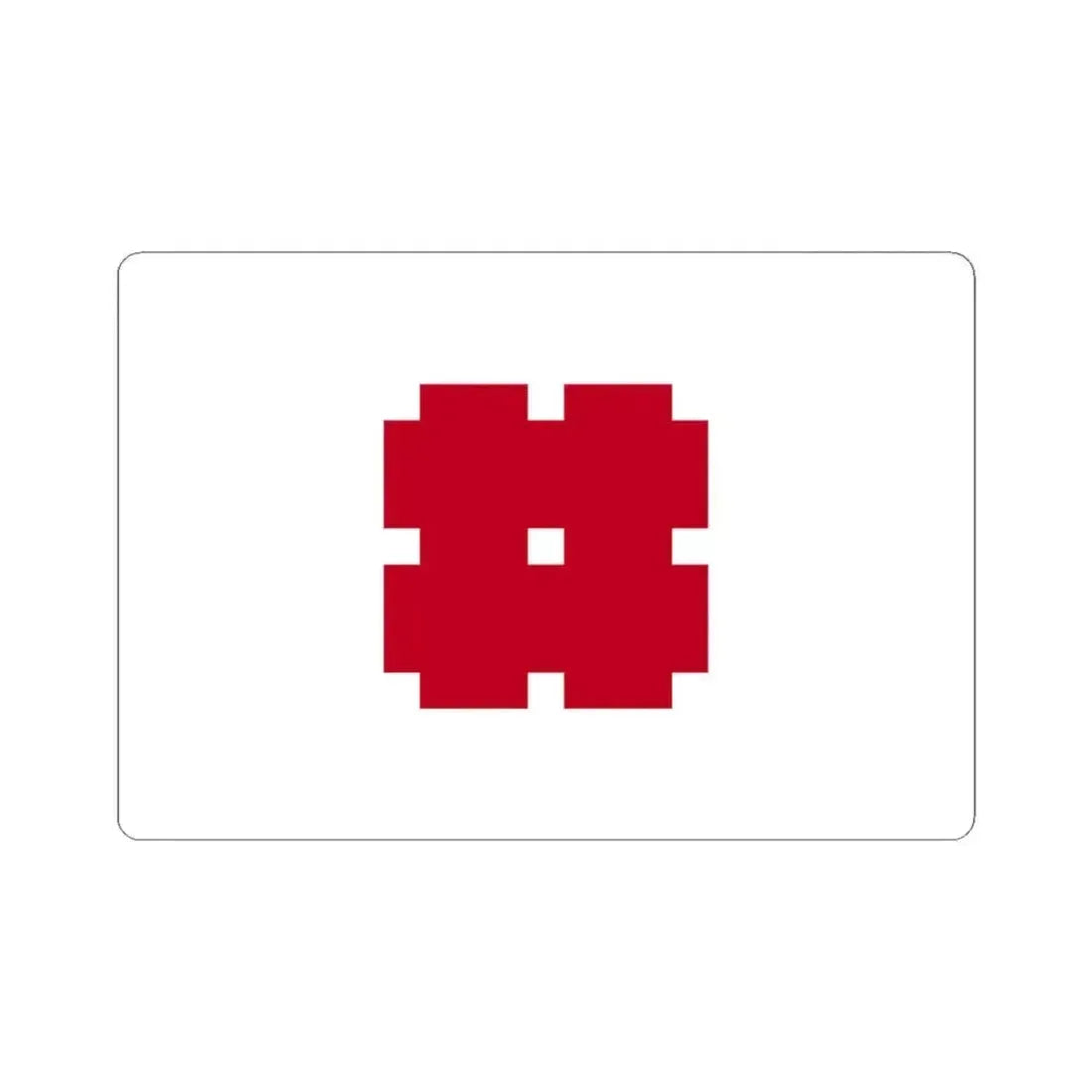 Flag of Gifu Gifu Japan - STICKER Vinyl Kiss-Cut Decal 4 Inch White - The Sticker Space