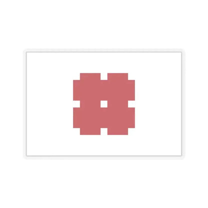 Flag of Gifu Gifu Japan - STICKER Vinyl Kiss-Cut Decal 6 Inch Transparent - The Sticker Space