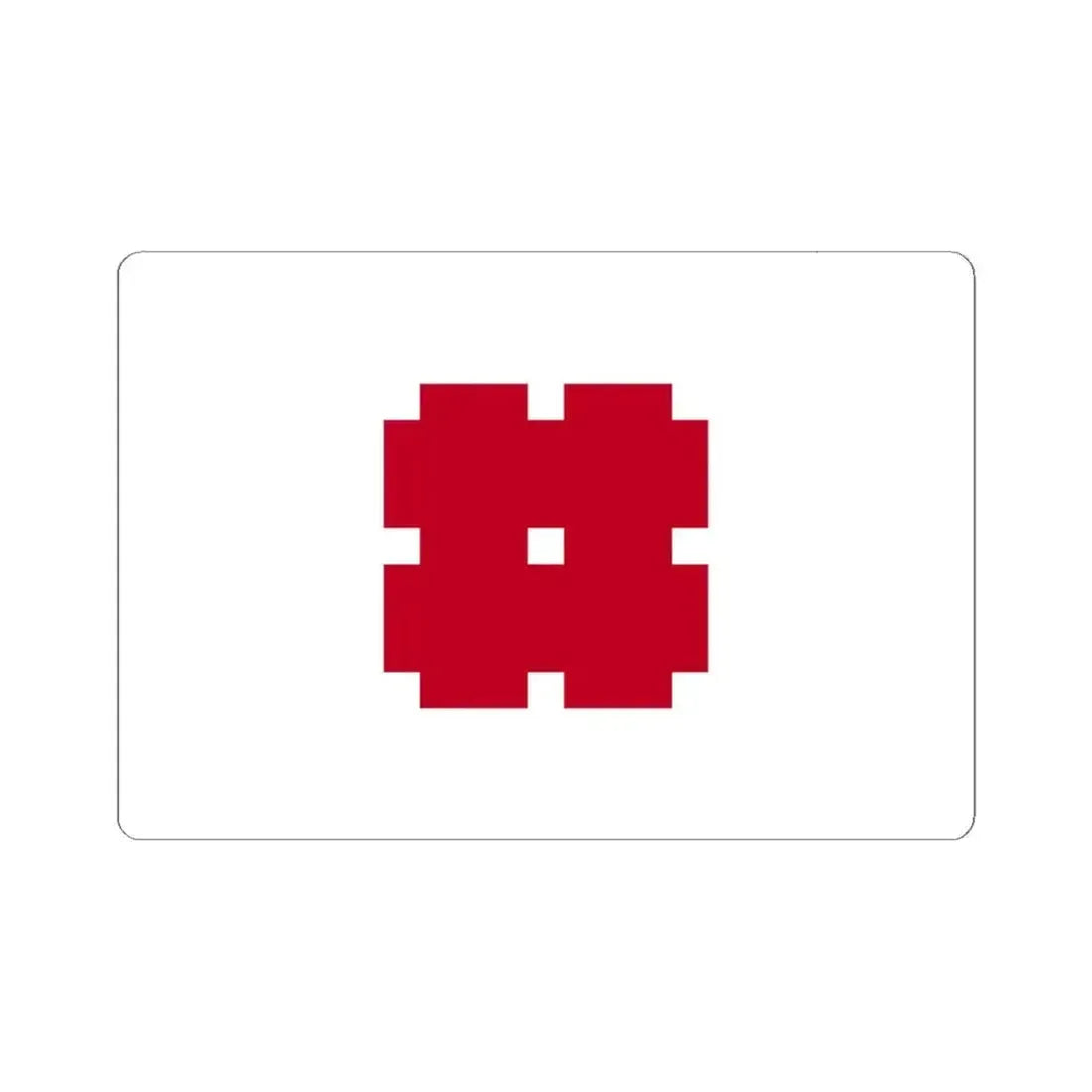 Flag of Gifu Gifu Japan - STICKER Vinyl Kiss-Cut Decal 6 Inch White - The Sticker Space