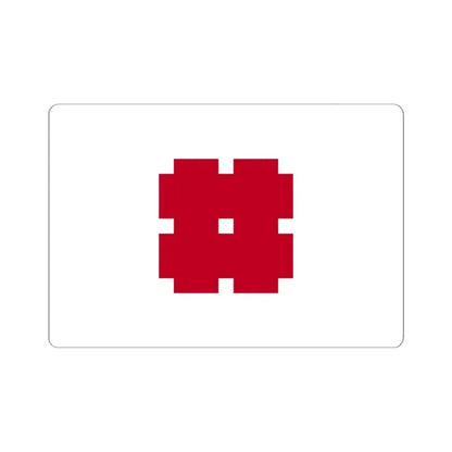 Flag of Gifu Gifu Japan - STICKER Vinyl Kiss-Cut Decal 6 Inch White - The Sticker Space