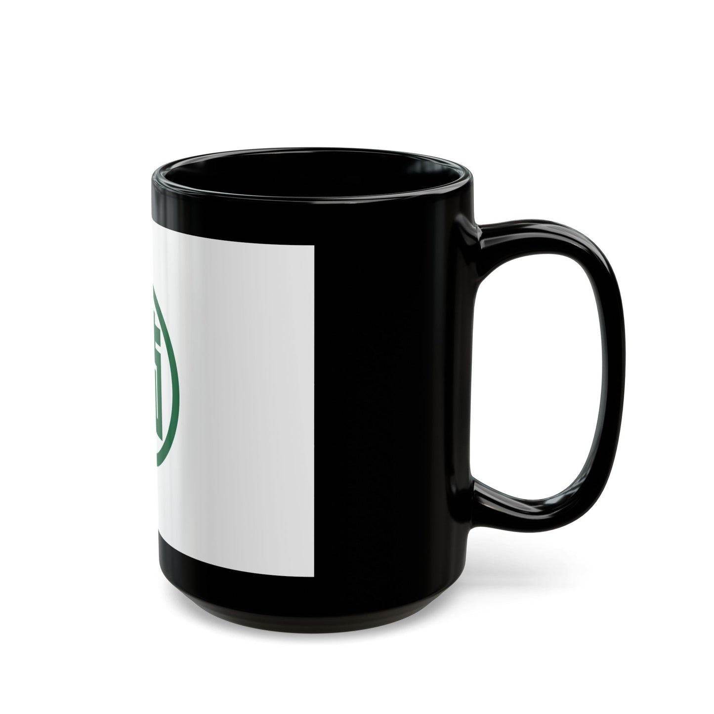 Flag of Gifu Prefecture Japan - Black Coffee Mug-The Sticker Space