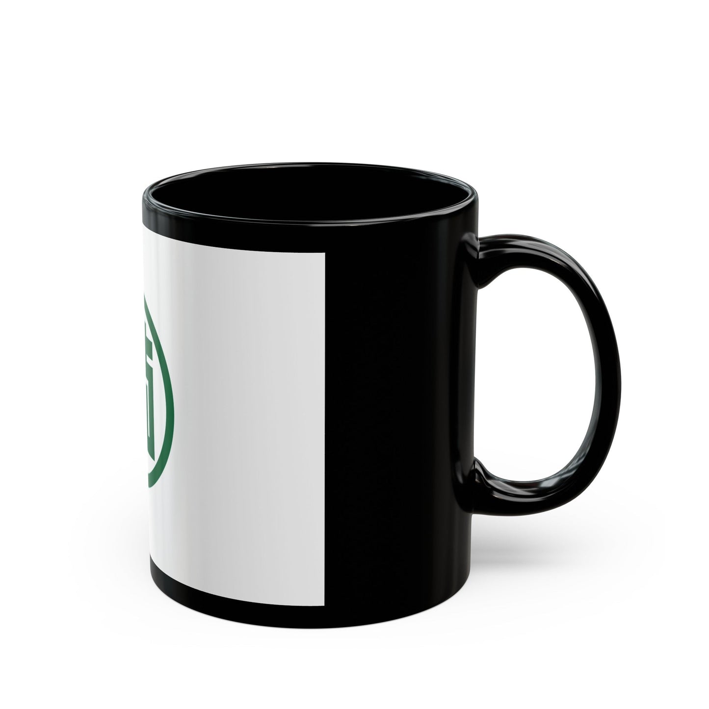 Flag of Gifu Prefecture Japan - Black Coffee Mug-The Sticker Space