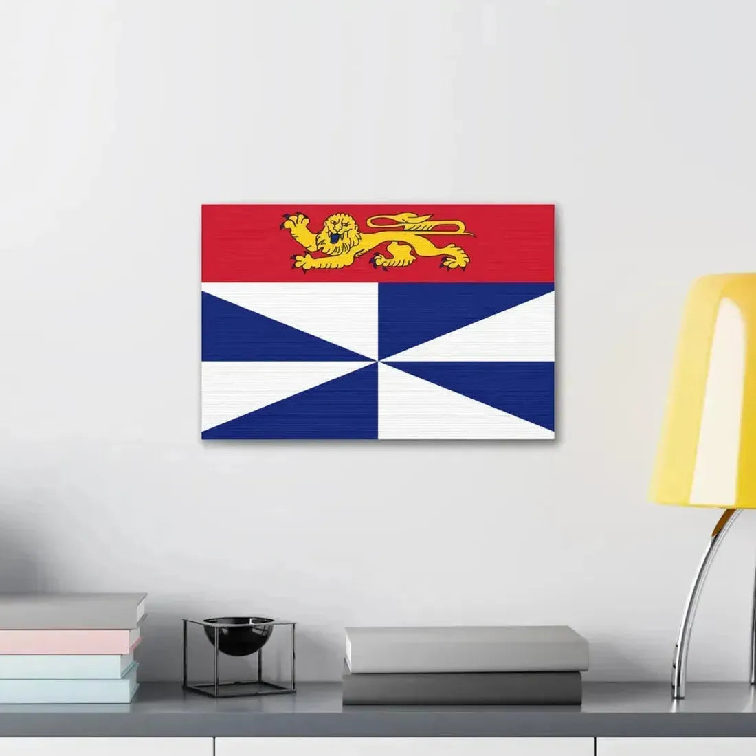 Flag of Gironde France 2 - Canvas Wall Art - The Sticker Space
