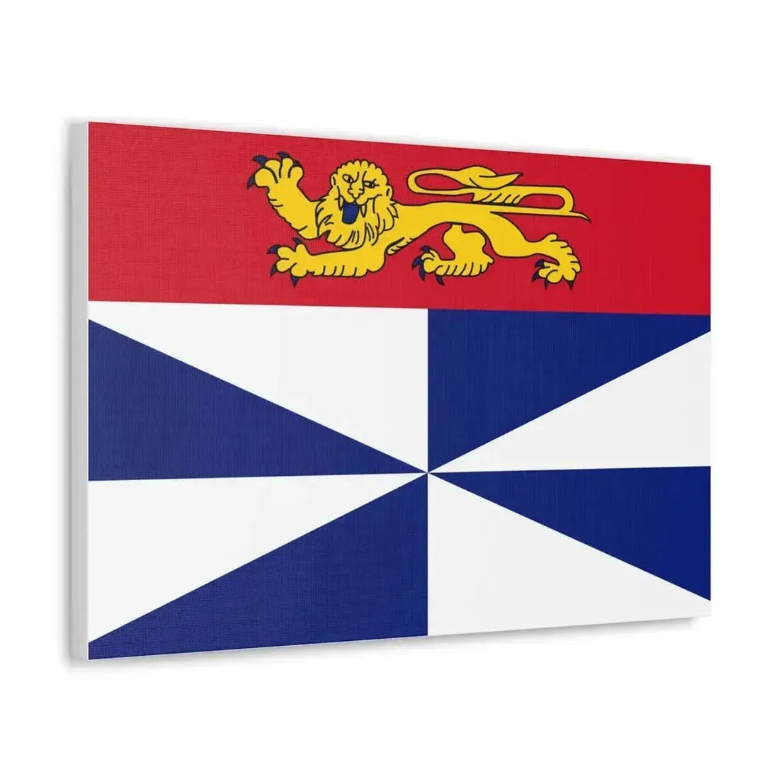 Flag of Gironde France 2 - Canvas Wall Art - The Sticker Space